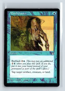 (4x) MIND GAMES – MTG Magic the Gathering Card – Stronghold – Common - Image 1