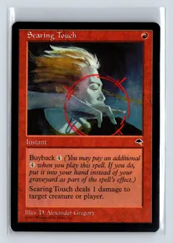 SEARING TOUCH – MTG Magic the Gathering Card – Tempest – Uncommon - Image 3