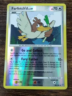 Farfetch'd 38/100 Reverse Holo Diamond & Pearl Stormfront Pokemon Card - Image 1