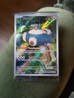 Pokemon Snorlax SVP051 Black Star Promo Card NM Rare, English, 151, Sealed - Image 1