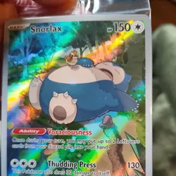 Pokemon Snorlax SVP051 Black Star Promo Card NM Rare, English, 151, Sealed - Image 3
