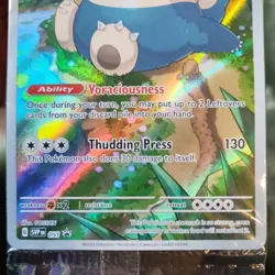 Pokemon Snorlax SVP051 Black Star Promo Card NM Rare, English, 151, Sealed - Image 4