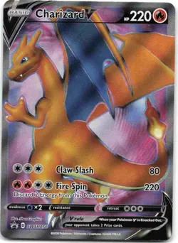 Charizard V - Promo SWSH: Sword & Shield Promo Cards SWSD Fire Holo SWSH050 2019 - Image 1