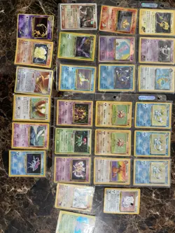 Pokemon TCG Mixed Lot Holo & Regular Cards Mewtwo Dragonite Zapdos - Image 1