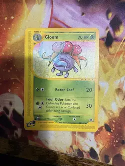 POKEMON EXPEDITION BASE SET GLOOM CARD 78/165 - Image 1