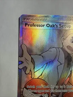 Professor Oak's Setup 233/236 Cosmic Eclipse NM Full Art Ultra Rare Pokemon Card - Image 4