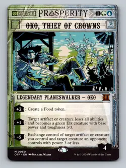 Oko, Thief of Crowns M Outlaws of Thunder Junction: Breaking News 50 NM - Image 1