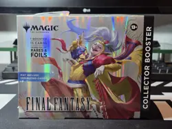 MTG Magic The Gathering Final Fantasy Omega Collector Booster Pack Sealed New - Image 1
