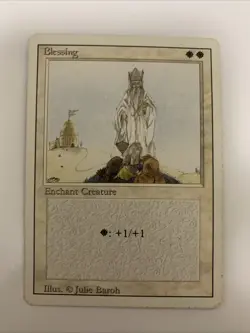 MTG NM Blessing Revised 3rd Edition Free Shipping In The US With Tracking - Image 1