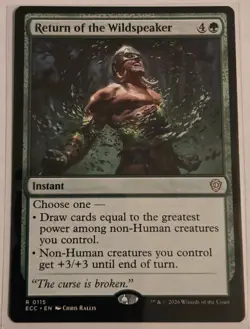 Return of the Wildspeaker Commander: Lorwyn Eclipsed Regular - Image 1