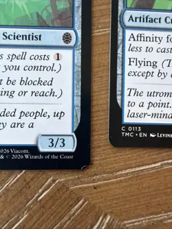 2) Utrom Monitor #113 TMNT Magic The Gathering - Pack Fresh See Corners In Pics - Image 2