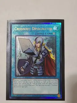 Yugioh! Crossout Designator (Ra02-en063) Ultimate Rare NM - Image 1