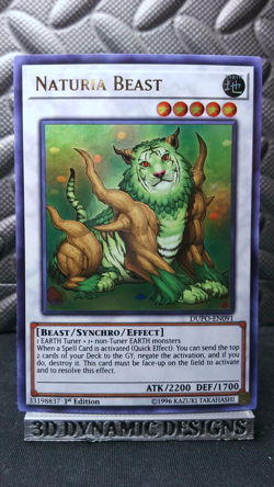 | Yugioh Naturia Beast DUPO-EN091 1st Edition Ultra Rare Duel Power NM 🔥 | - Image 1