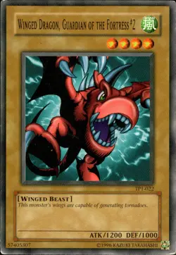 *RARE* Winged Dragon Guardian of The Fortress #2 TP1-022 Yugioh - Image 1