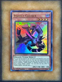 Yugioh Rokket Caliber BODE-EN001 Ultra Rare 1st Ed NM - Image 1