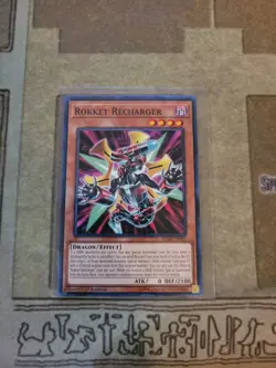 YUGIOH ROKKET RECHARGER SDRR-EN003 COMMON 1ST ED NM - Image 1