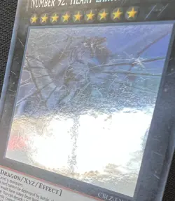 Yugioh Number 92: Heart-eartH Dragon Unlimited Edition Ghost CBLZ-EN045 VLP/NM - Image 2