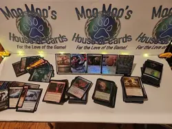 100 Magic: The Gathering 100 Card Lot RARES MYTHIC MTG Collection - Image 1