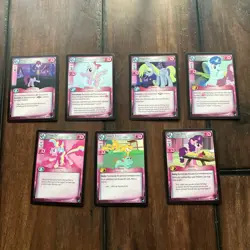 My Little Pony High Magic Trading Card Game 78 Cards common -rare - Image 4