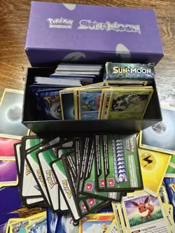 2017 Pokemon Sun And Moon Opened Box Booster Pack And Cards - Image 1
