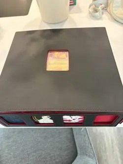 Pokemon TCG Mixed Card Lot with Pikachu Card & Storage Box - Image 1