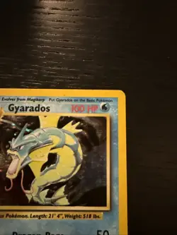 Gyarados Base Set Holo Card 6/102 WOTC 1999-2000 Rare Pokemon TCG HP - Image 5