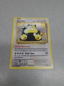 Pokemon Snorlax XY179 Promo Holo Card XY 130 HP Basic 2016 See Pictures - Image 1