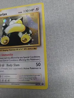 Pokemon Snorlax XY179 Promo Holo Card XY 130 HP Basic 2016 See Pictures - Image 4