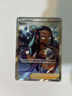 Pokemon Card TCG - Nessa 183/185 Ultra Rare Full Art Trainer Vivid Voltage NM - Image 1