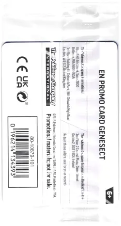 Pokemon Genesect 008/094 Best Buy Phantasmal Flames Stamped Promo Card-Sealed - Image 3