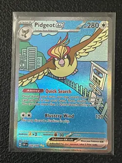 Lot Of 5 Full Art Pokemon Cards - Marshadow, Swablu, Wailord, Pidgeot, Growlithe - Image 3