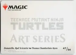 Donatello, Rad Scientist Art Card (Gold-Stamped Signature) S Art Series: TMNT NM - Image 2