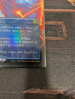 MTG: Force of Negation Borderless FOIL Double Masters 2022 NM - Image 3