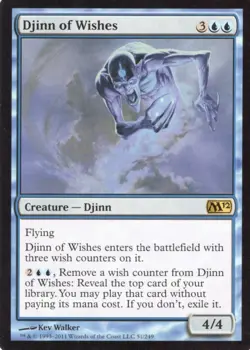 DJINN OF WISHES 51/249 M12 CORE SET 2012 MTG MAGIC NM (yourdeckbuilder) - Image 1