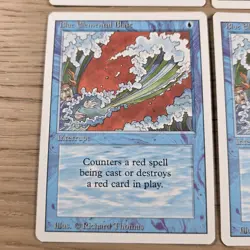 4x Blue Elemental Blast X4 MTG Revised Edition Magic The Gathering LP Playset - Image 2