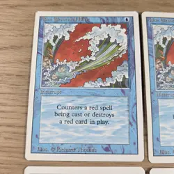 4x Blue Elemental Blast X4 MTG Revised Edition Magic The Gathering LP Playset - Image 4