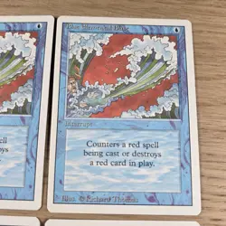 4x Blue Elemental Blast X4 MTG Revised Edition Magic The Gathering LP Playset - Image 5