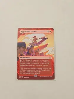 Aggravated Assault - Wilds of Eldraine - LP - Rare - Enchantment - Image 1