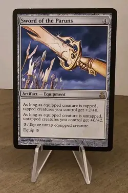 2006 MTG: Guildpact Regular Rare Sword of the Paruns 156/165 LP - Image 1