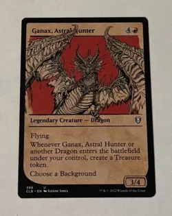 MTG Ganax, Astral Hunter SHOWCASE CLB: Battle For Baldur’s Gate NM - Image 1