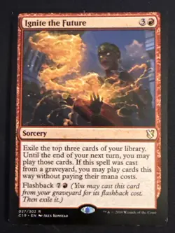 1x Ignite the Future (027) Commander 2019 LP MTG Magic the Gathering x1 MKE - Image 1