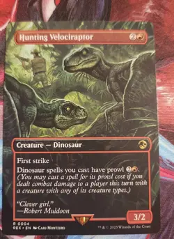 Hunting Velociraptor (Borderless) Universes Beyond: Jurassic World - Image 1