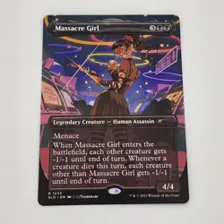 MTG English Massacre Girl NM Regular Secret Lair - Image 1