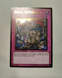 Yugioh Royal Oppression - Gold - Limited - GLD4-EN047 Gold Series 4: Pyramids Ed - Image 2