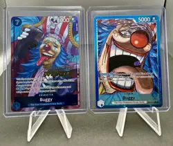 Buggy P-084 Release Event Winner Promo One Piece & Buggy Alt Art Leader OP09-042 - Image 1