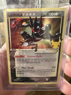 Greninja Star SWSH144 SWSH: Sword & Shield Promo Card Holo Gold Black Star - Image 2