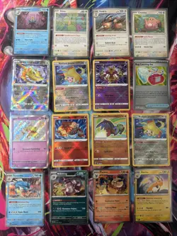Pokemon 16 Card Lot nm Radiant Pokeball HOLO Rare Hits Only A43 English - Image 1