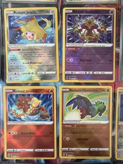 Pokemon 16 Card Lot nm Radiant Pokeball HOLO Rare Hits Only A43 English - Image 2