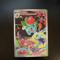 Pokemon TCG Ivysaur 134/132 Me01 Mega Evolution Pokemon Card NM - Image 1