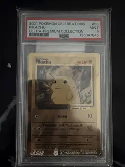 Pikachu - (Celebrations Metal Card) 058/102 Miscellaneous Cards & Products Holo - Image 1